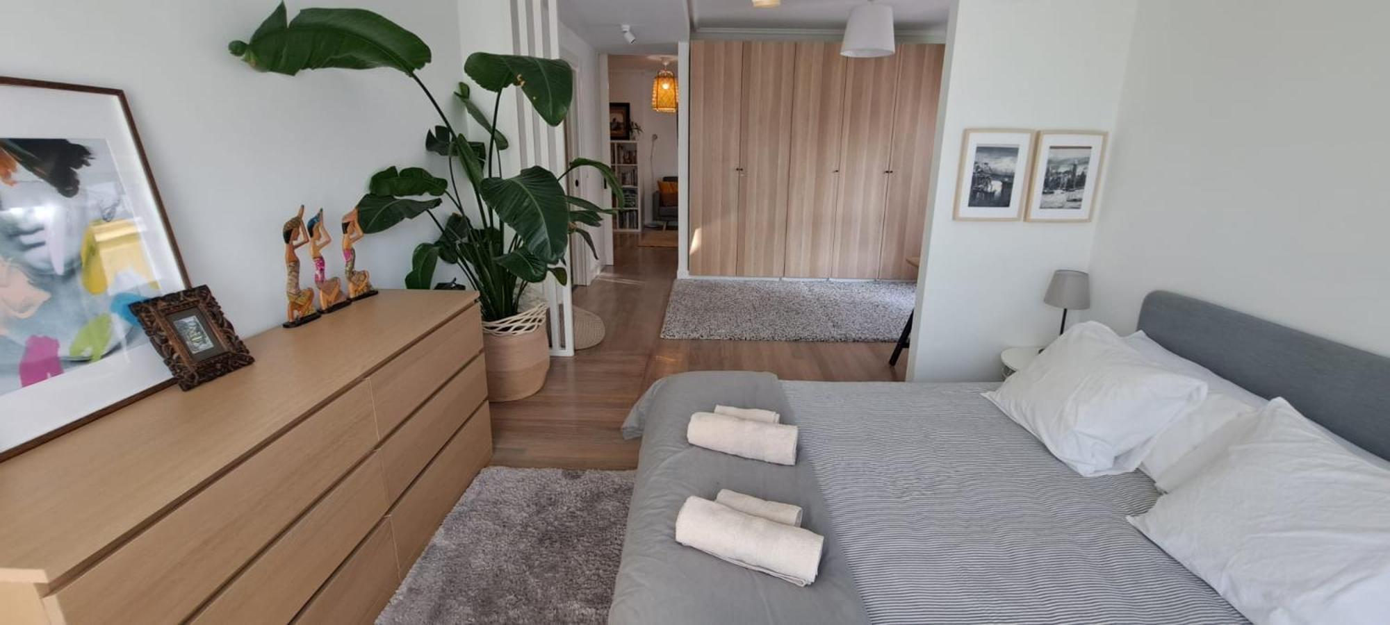 Apartamento Con Suite, Zona De Trabajo Y Yoga Wifi Y Garaje カストロ・ウルディアレス エクステリア 写真