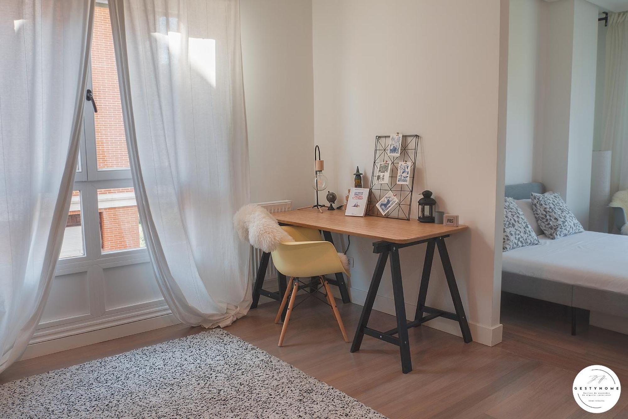 Apartamento Con Suite, Zona De Trabajo Y Yoga Wifi Y Garaje カストロ・ウルディアレス エクステリア 写真